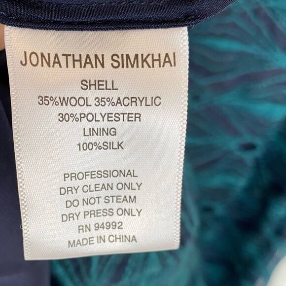 JONATHAN SIMKHAI Illusion Cut-Out Embroidered Sleeveless Midi Dress with Pockets - Picture 13 of 13